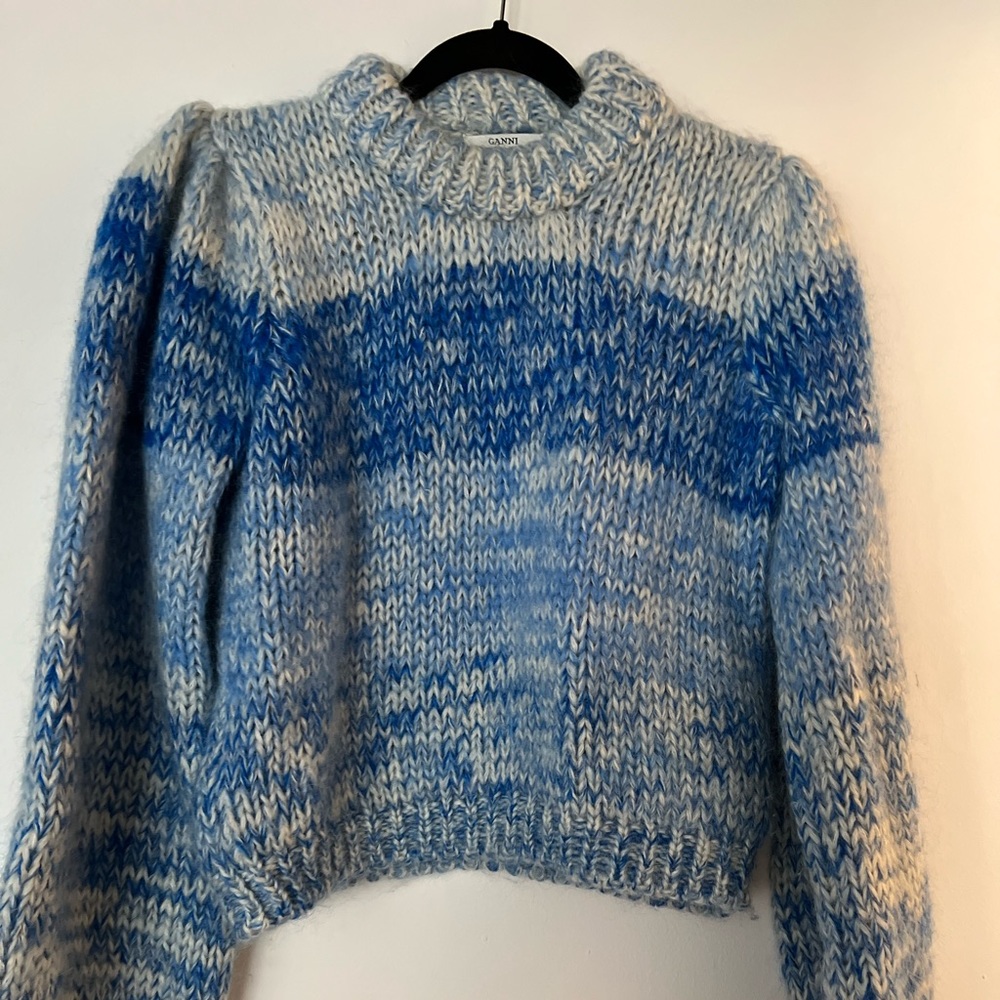GANNI STRIPED SWEATER